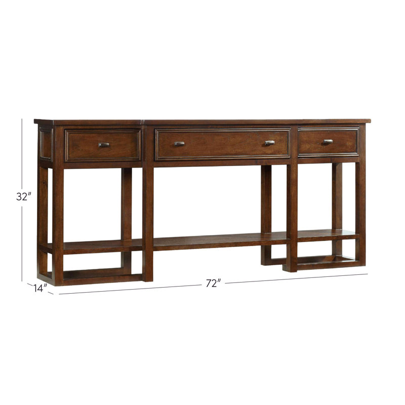 14 Inch Deep Console Table Letter G Decoration